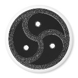BDSM EMBLEM Magnet Chrome Look