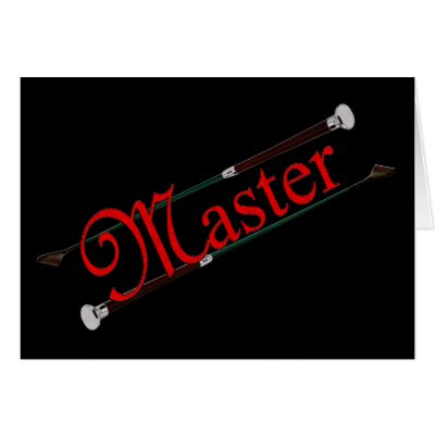 BDSM Master with Riding Crops Greeting Card by bdsm_emporium