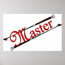 BDSM Master with Riding Crops Posters