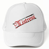BDSM Mistress with Riding Crops Mesh Hat
