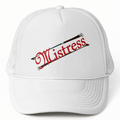 BDSM Mistress with Riding Crops Mesh Hat by bdsm_emporium