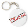BDSM Mistress with Riding Crops Keychains