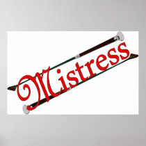 BDSM Mistress with Riding Crops Posters