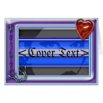 BDSM Pride Flag Greeting Card Template by webcarve BDSM Pride Flag Greeting Card Template