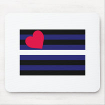 BDSM Pride Flag Mouse Pad