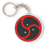 BDSM symbol black~red Key Chain