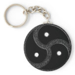 BDSM Symbol Chrome Keychain
