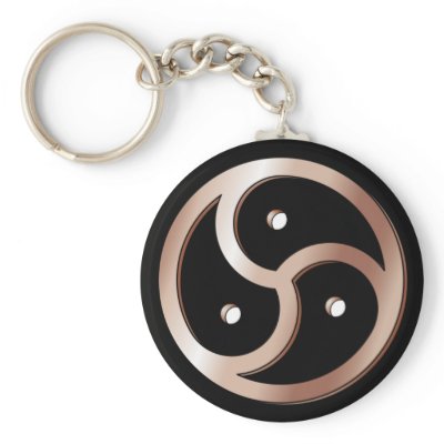 BDSM Symbol Keychain by Mistress_M