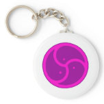 BDSM symbol pink Key Chain