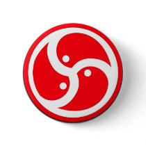 BDSM Symbol Red buttons