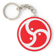 BDSM Symbol Red Key Chains