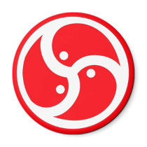 BDSM Symbol Red magnets