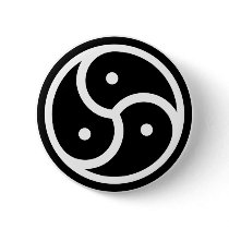BDSM Triskellion symbol Pin