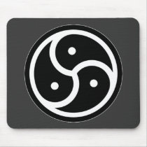 BDSM Triskellion symbol Mouse Pads
