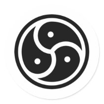 BDSM Triskellion symbol Sticker