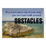 Be a Dog: Don't Let Obstacles Block Your Way Cards