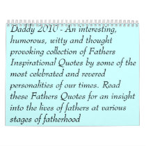 "Be A Father" Calendar