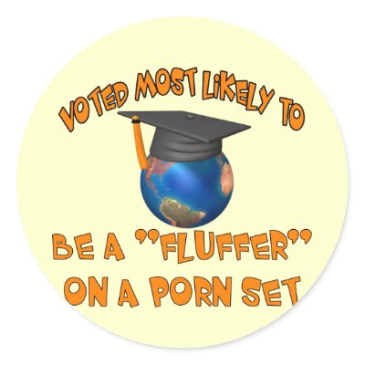 Be A Fluffer Sticker by graduation_gifts