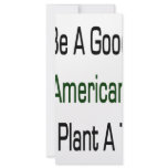 Be A Good American And Plant A Tree Custom Rack Cards