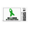 Be a Hero Organ Donation postage by hazeleyes7 Be a Hero Organ Donation postage