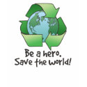 Be a Hero, Recycle Kids T-Shirt by Prodem Be a Hero, Recycle Kids T-Shirt