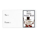 Be a Jolly, Happy Soul! Gift Tag Labels