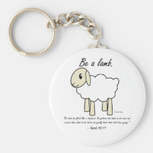 "Be a Lamb" Keychain