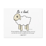 "Be a Lamb" Postcard