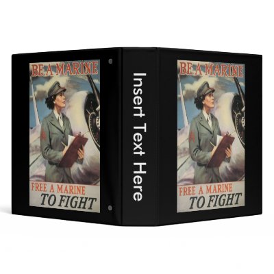 Be A Marine World War II Binders by worldwar2gifts