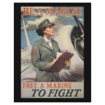 Be A Marine World War II Flyer Design
