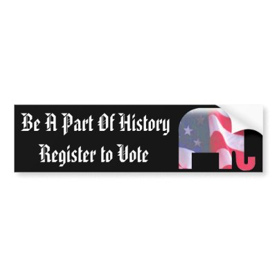Be A Part Of History Bumper Stickers by BumperStickerStore