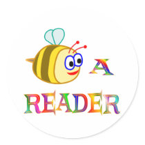 Be a Reader Round Stickers