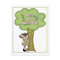 Be A Tree Hugger Postcard