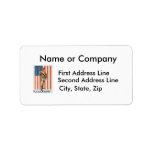 Be A US ***** Vintage War Recruit poster Custom Address Labels