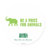 Be a Voice For Animals Sticker