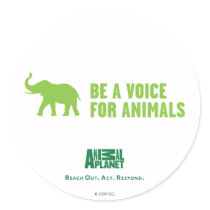 Be a Voice For Animals Sticker
