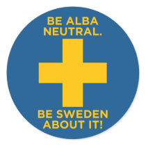 Be Alba Neutral-Be Sweden About It Sticker
