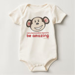 Be Amazing Monkey Babygro (Wicked) t-shirts