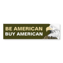 Be American Buy American Bumper Stickers