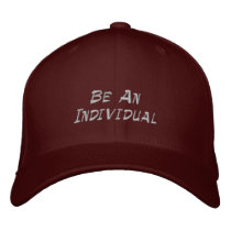 Be An Individual Embroidered Hats