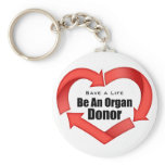 Be An Organ Donor Key Chain