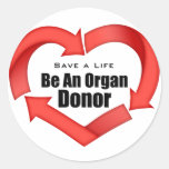 Be An Organ Donor Sticker