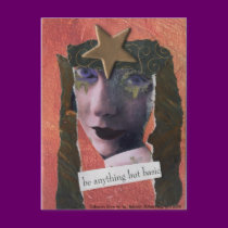 BE ANYTHING BUT BASIC Postcard