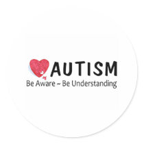 Be Aware Be Understanding (P Hrt) stickers