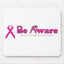 Be Aware Breast Cancer Awareness Mouse Pads