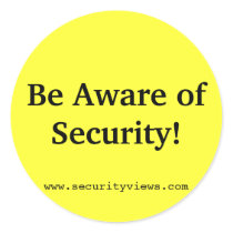 Be Aware of Security! stickers by sw4spi Be Aware of Security! stickers