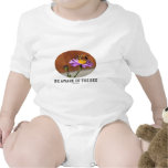 Be Aware Of The Bee (Bee On A Flower) Rompers