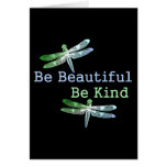 Be Beautiful, Be Kind Dragonflies cards