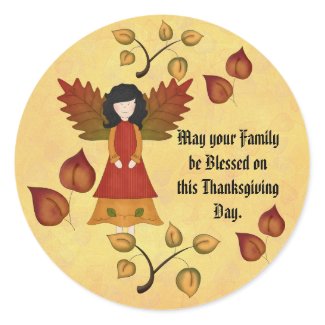 Be Blessed Classic Round Sticker