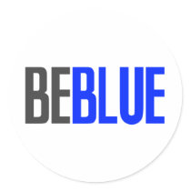 Be Blue stickers